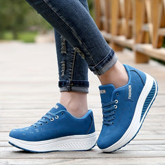 Women's Casual Wedge Shoes Height Increased Walking Shoes