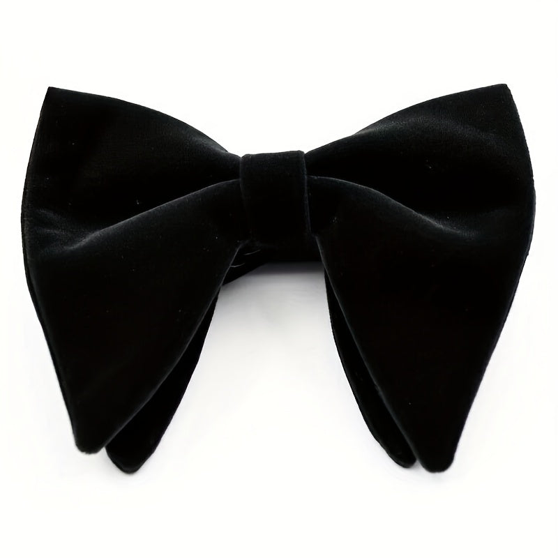 Velvet Butterfly Bow Tie for Wedding Groomsmen