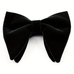 Velvet Butterfly Bow Tie for Wedding Groomsmen