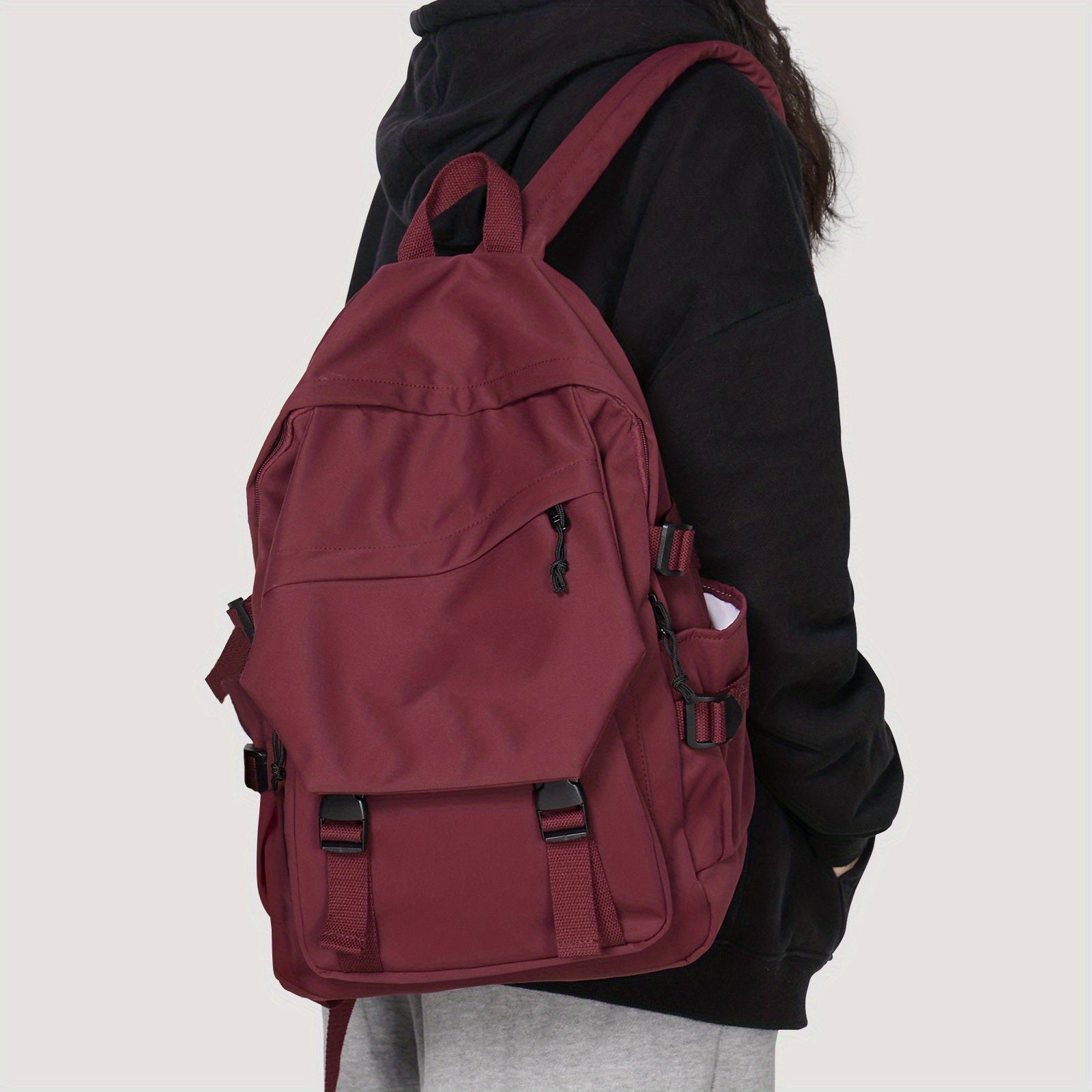 Versatile School Backpack for Men Middle High School Students College Style