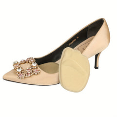 1pair Forefoot Pad Ladies High-heeled Shoes Pad Invisible Half Pad