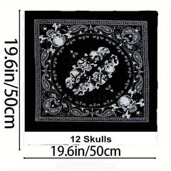 Customizable Square Scarf for Women and Men Soft Polyester Shawl Ideal Gift