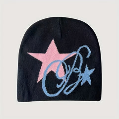 Fashionable Windproof Knit Beanie Hat Autumn Winter Warm Ski Cold Hat Men Women