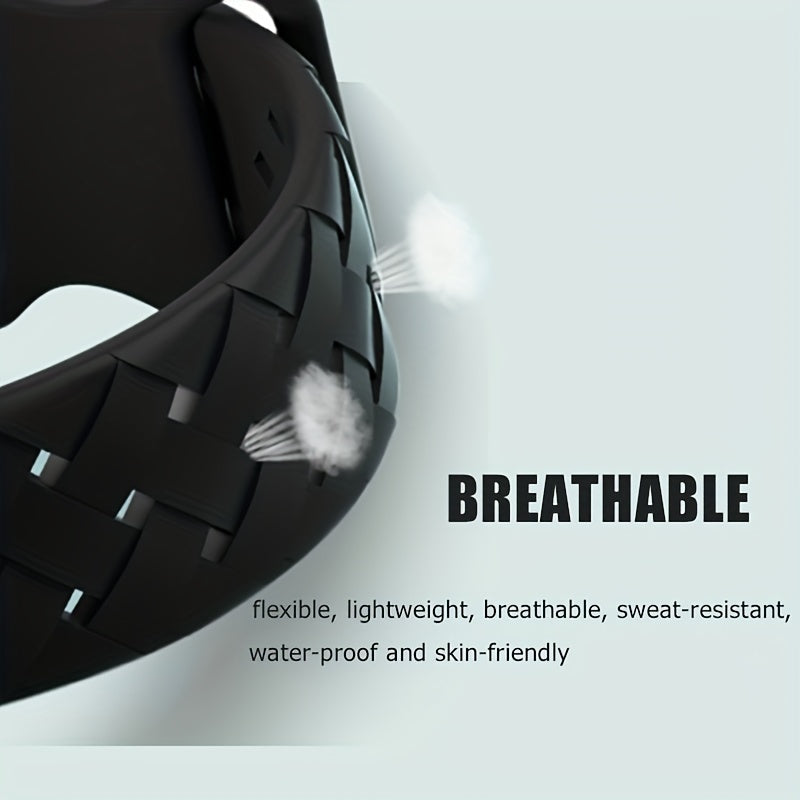 Silicone Braided Strap For IWatch Series Ultra SE 8 7 6 5 4 3 2
