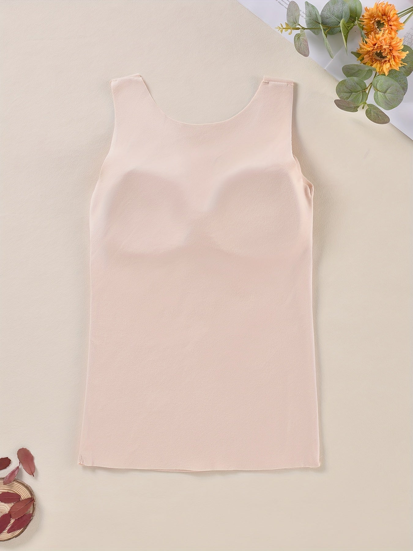 Mesh Thermal Underwear V Neck Sleeveless Top Women's Lingerie