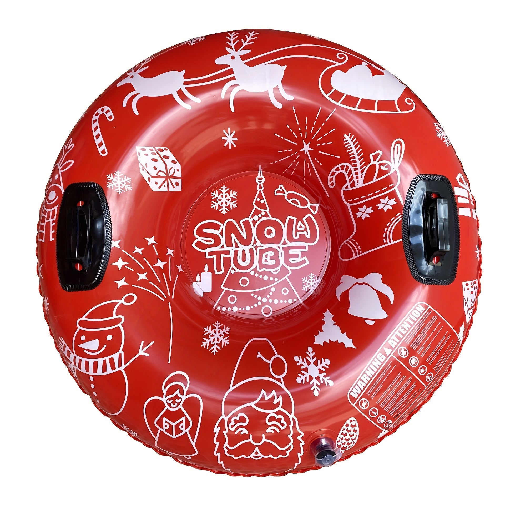 Thickened PVC Inflatable Skiing Ring Cold Resistant Outdoor Snowboard Cushion