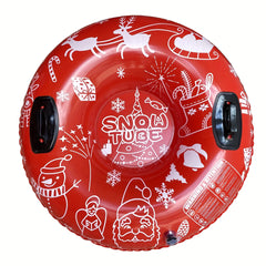 Thickened PVC Inflatable Skiing Ring Cold Resistant Outdoor Snowboard Cushion