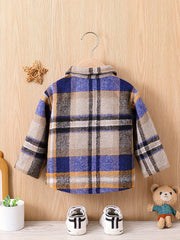 Plaid Button Down Shirt for Baby Boys