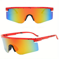Men's Outdoor Large Frame Windproof Sunglasses with Anti-pressure Glasses