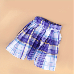 1pc Plaid Pleated Skirt Student Uniform Short Skirts Doll Clothes For 1 6 Doll