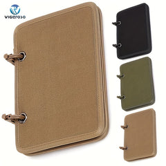 4 Pages Patch Booklet Organizer with D Ring