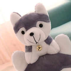 Husky Plush Toys Large Animals Home Decorations
