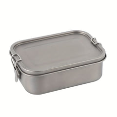 Outdoor Titanium Lunch Box Leakproof Food Container for School and Work