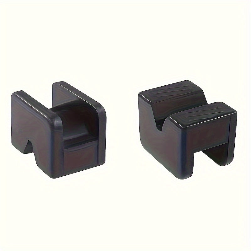 1pc Car Repair Slotted Frame Rail Floor Jack Rubber Pad