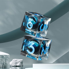 7pcs Dragon Eye Sharp Edge Resin Dices For Table Game