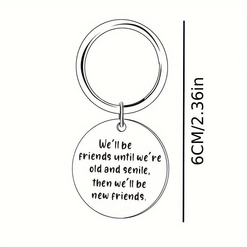Friends Keychain Pendant for Car Keys Backpacks Wallets