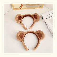 Plush Animal Ear & Horn Headband Halloween Christmas Cosplay Costume