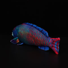 BLUESLEMON 35 Wrasse Plush Toy Fish Stuffed Animal Ocean Series Home Decoration