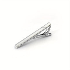 Men's Tie Clip Copper Striped Tie Clip