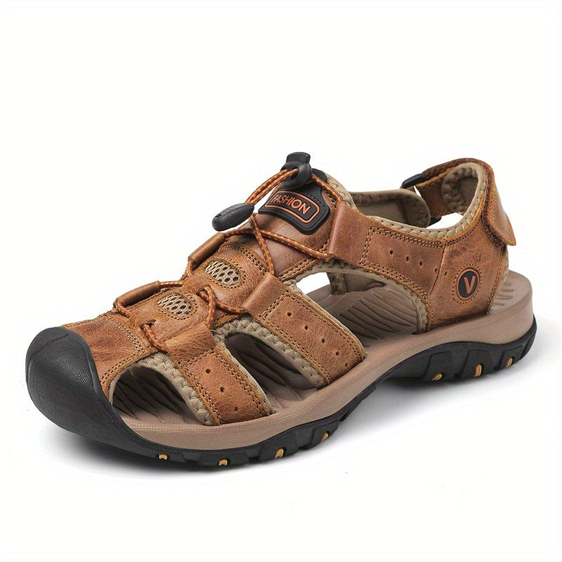 Men's Closed Toe Sandals for Hiking Beach Spring Summer