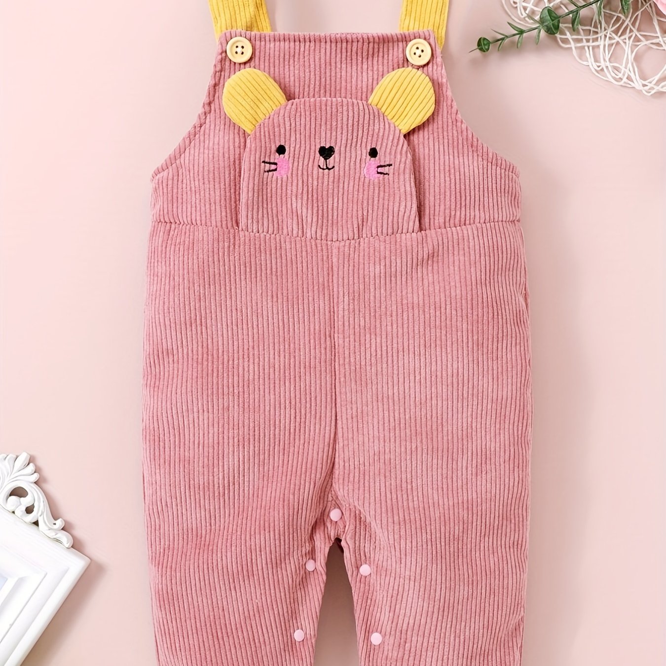 Baby s Suspenders Corduroy Bib Pants