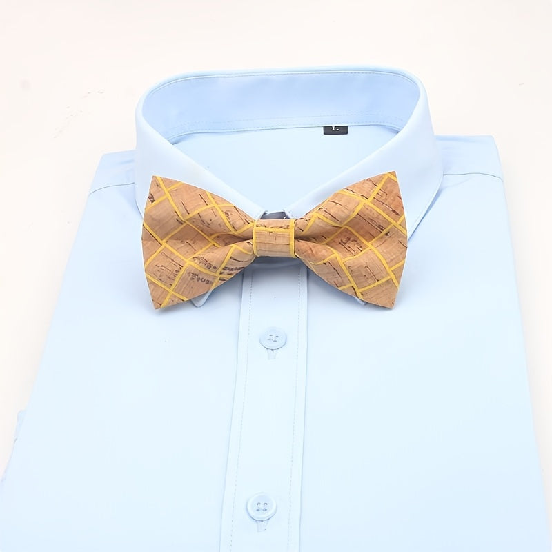 Men's Wooden Bow Tie for Party Holiday Boyfriends