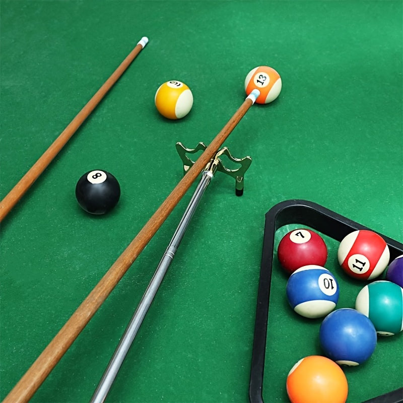 Stainless Steel Cue Holder Retractable Removable Billiard Accessories