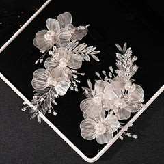 Floral Crystal Headband Girls Hair Accessories Birthday Wedding Headpiece