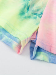 Toddler Girls Tie Dye High Waist Shorts Casual Pants for Kids