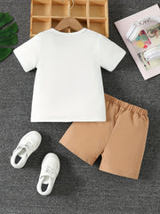 Boys Casual BIG BROTHER Loading T-shirt & Shorts Set