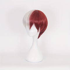 Red Anime Character Wigs Short Wig With Bangs Costume Wigs Parties