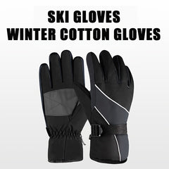 Windproof Warm Gloves Waterproof Thicken Velvet Durable Winter Outdoor