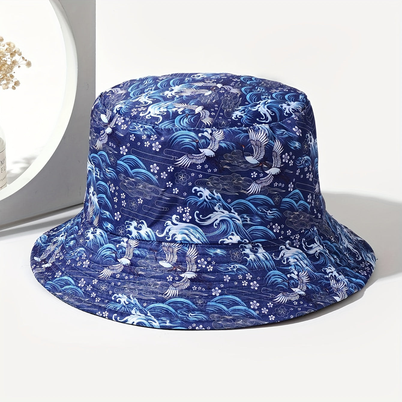 Multicolor Cartoon Print Bucket Hat Reversible Sunshade Basin Hats