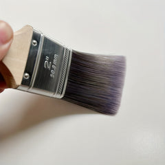 1pc Flat Paint Brush For Walls 5.08cm Easy to Clean Soft Filament