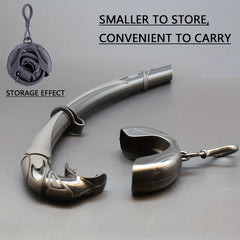 Foldable Diving Snorkel Comfortable Breathing Tube