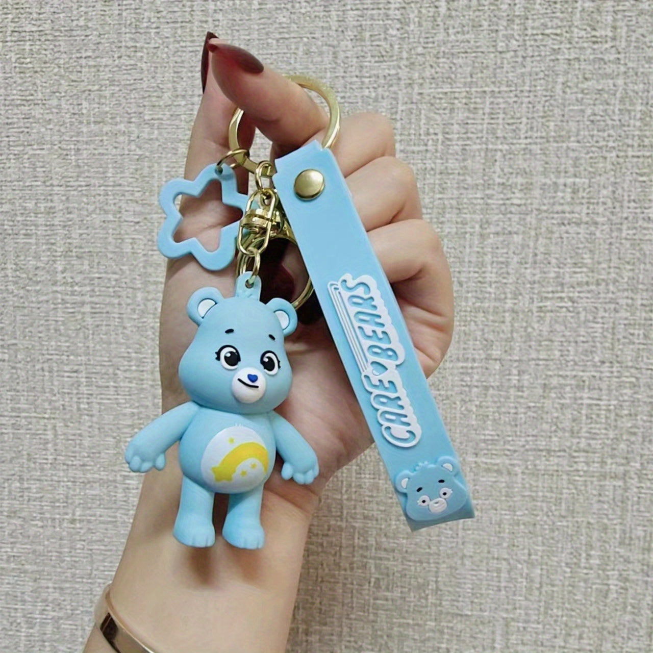 Love Bear Keychain For Men Bag Pendant Creative Cartoon Keychain