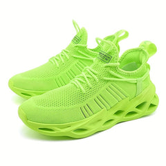 Men's Breathable Blade Sneakers Lace up Running Shoes