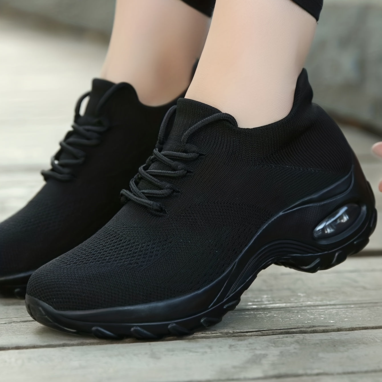 Women's Breathable Chunky Sneakers Air Cushion Shoes