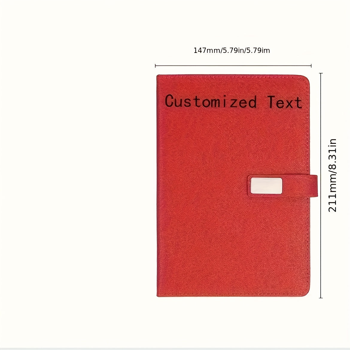 Personalized A5 Soft Faux Leather Journal