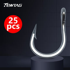 25pcs Stainless Steel Fishing Hook for Sea Fishing