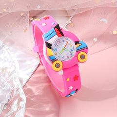 Pink Skate Shoes Casual Sports Watch
