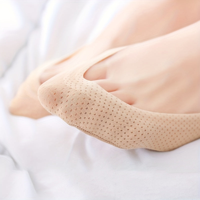 4 Pairs Invisible Ankle Socks Lightweight Breathable Women's Stockings