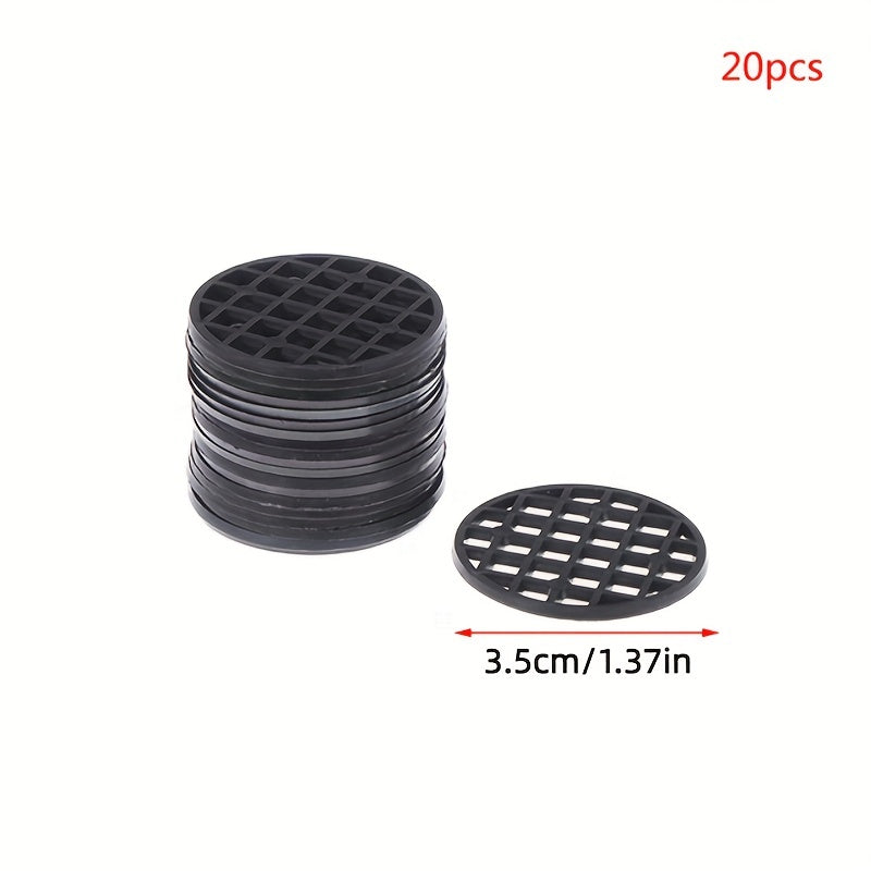 20pcs Flowerpot Mesh Pad Hole Mesh Mats Bonsai Basin Bottom Gasket