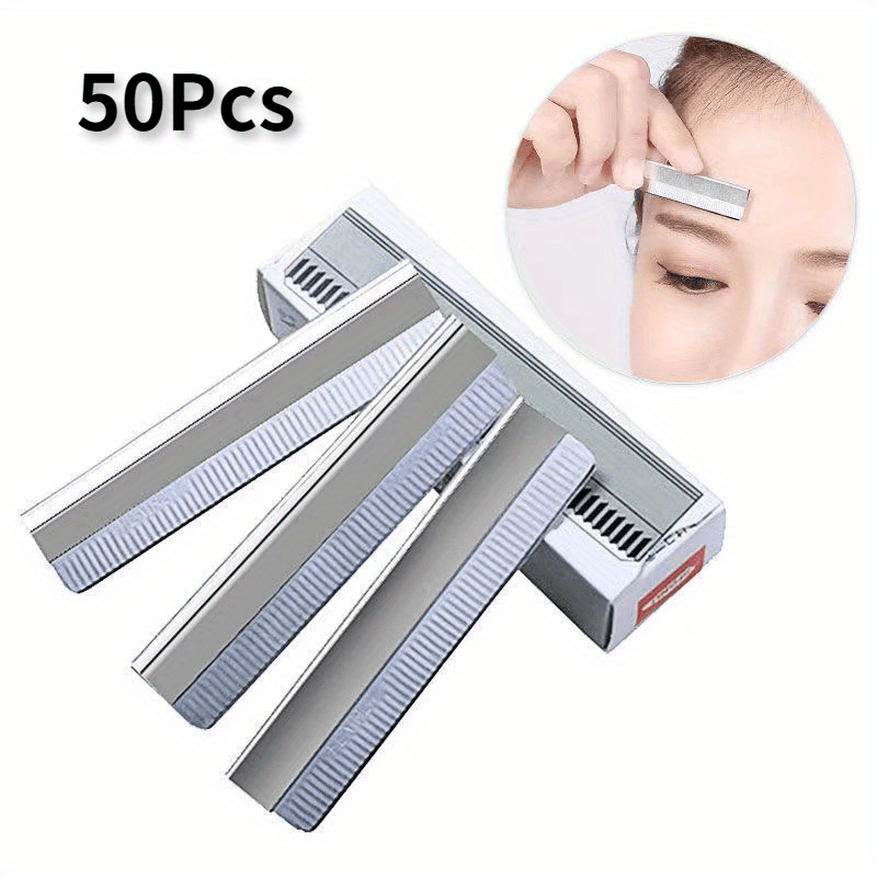 50Pcs Eyebrow Shaping Blade Set for Women's Eyebrow Shaving