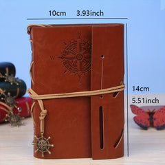 Vintage Ledger Diary Strap A6 Notebook