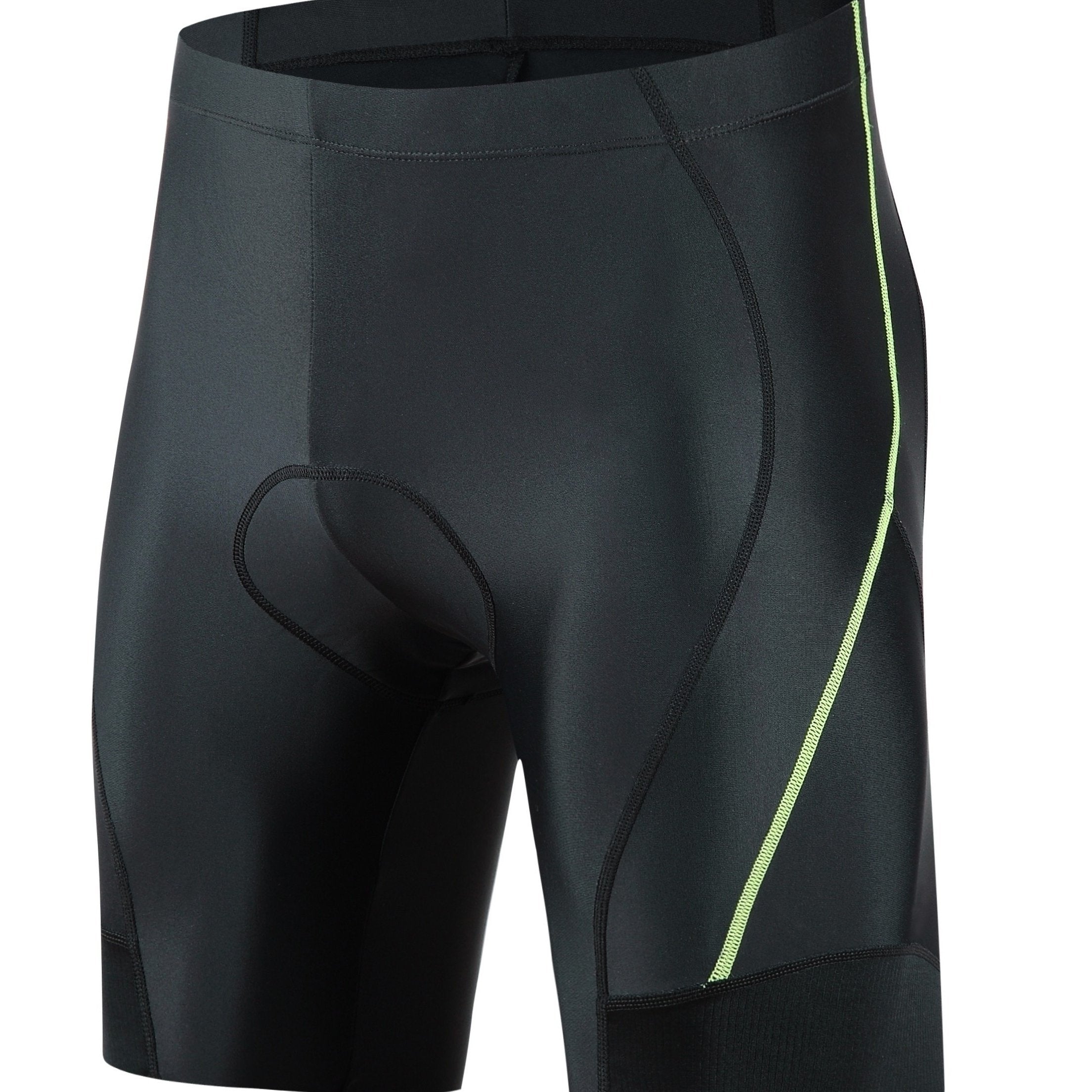 Men's Padded Cycling Shorts Underwear Breathable High Waist Pants