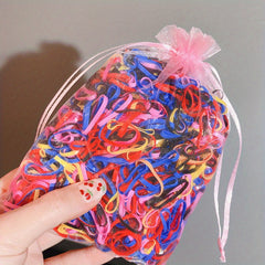 1000pcs Disposable Hair Tie Hair Bands Ponytail Holders for Baby