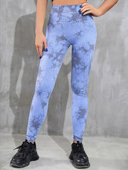Tie Dye High Waist Seamless Yoga Pants High Stretch