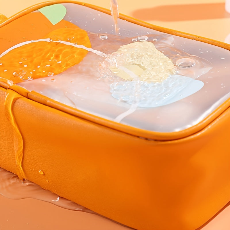 Women's Travel Toiletry Bag Waterproof with Shoe Compartment