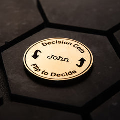 Custom Decision Coin for Couples Stainless Steel Gift Anniversary